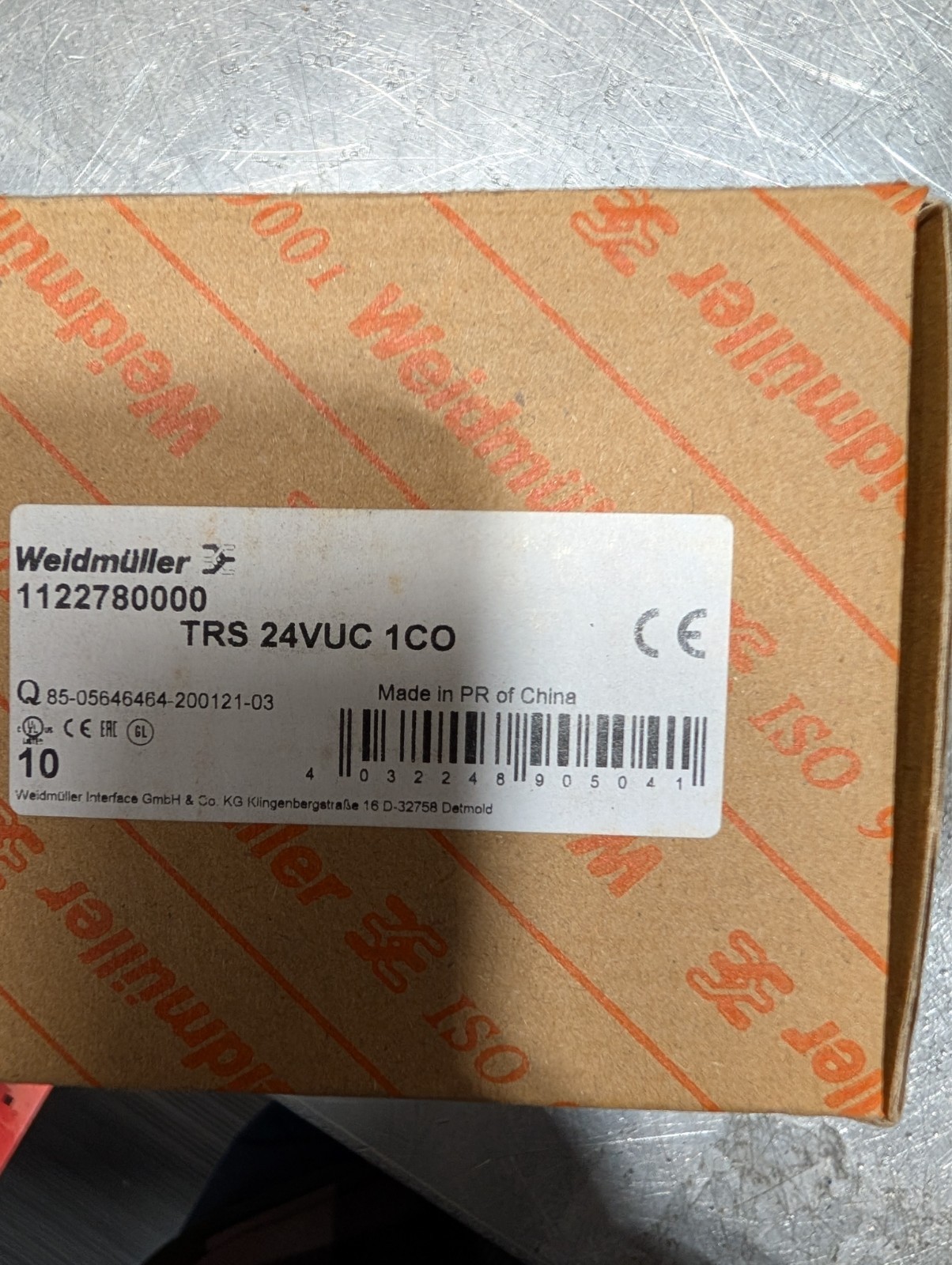 Weidmuller TRS 24VUC Relays