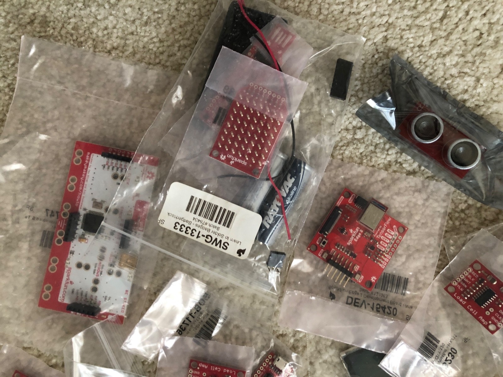 Sparkfun Electronics Mystery Box (w/7″ Rasp. Pi Touchscreen) – Unused