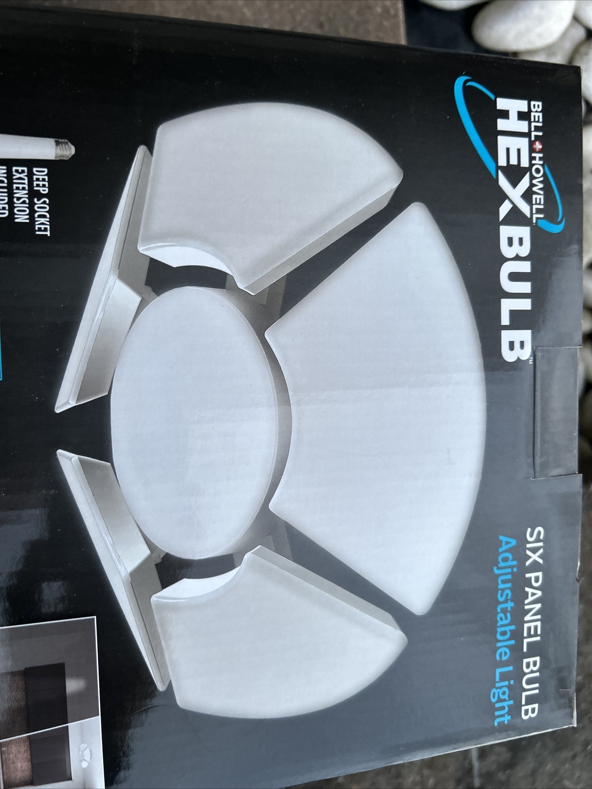 Bell + Howell Hexbulb- Six Panel Bulb with Adjustable Light As Seen On TV, Light