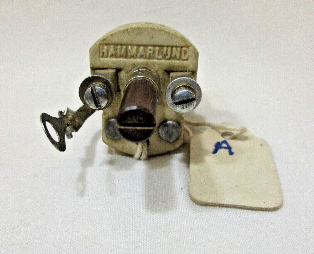 Vtg. Pre-owned Very RARE WWII Air-Dielectric Variable Capacitors (Trimmers)