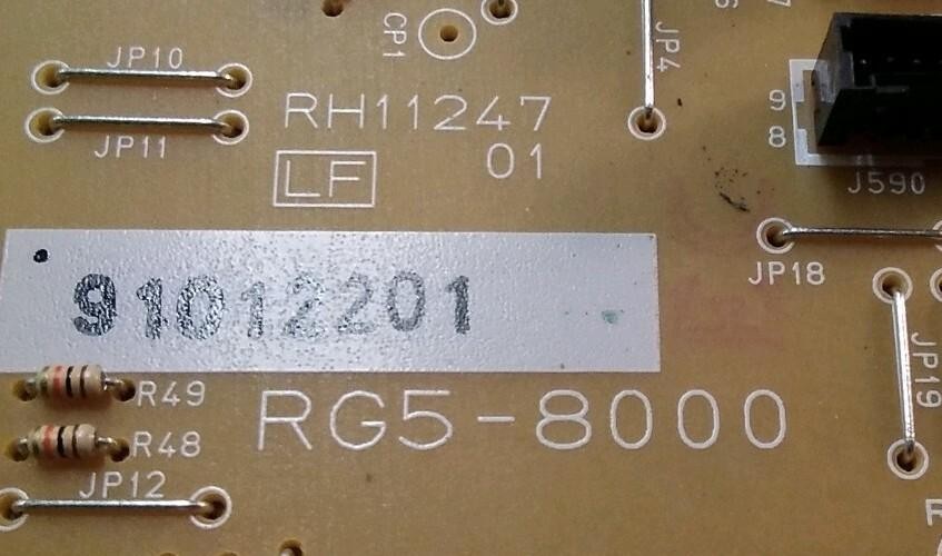 RG5-8000 RH11247 Controller board – 500 sheet feeder COLOR LJ 5550 series