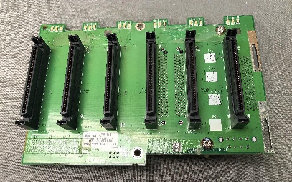 HP Compaq ProLiant ML350 G4 SCSI Backplane Board 365665-001 366862-001