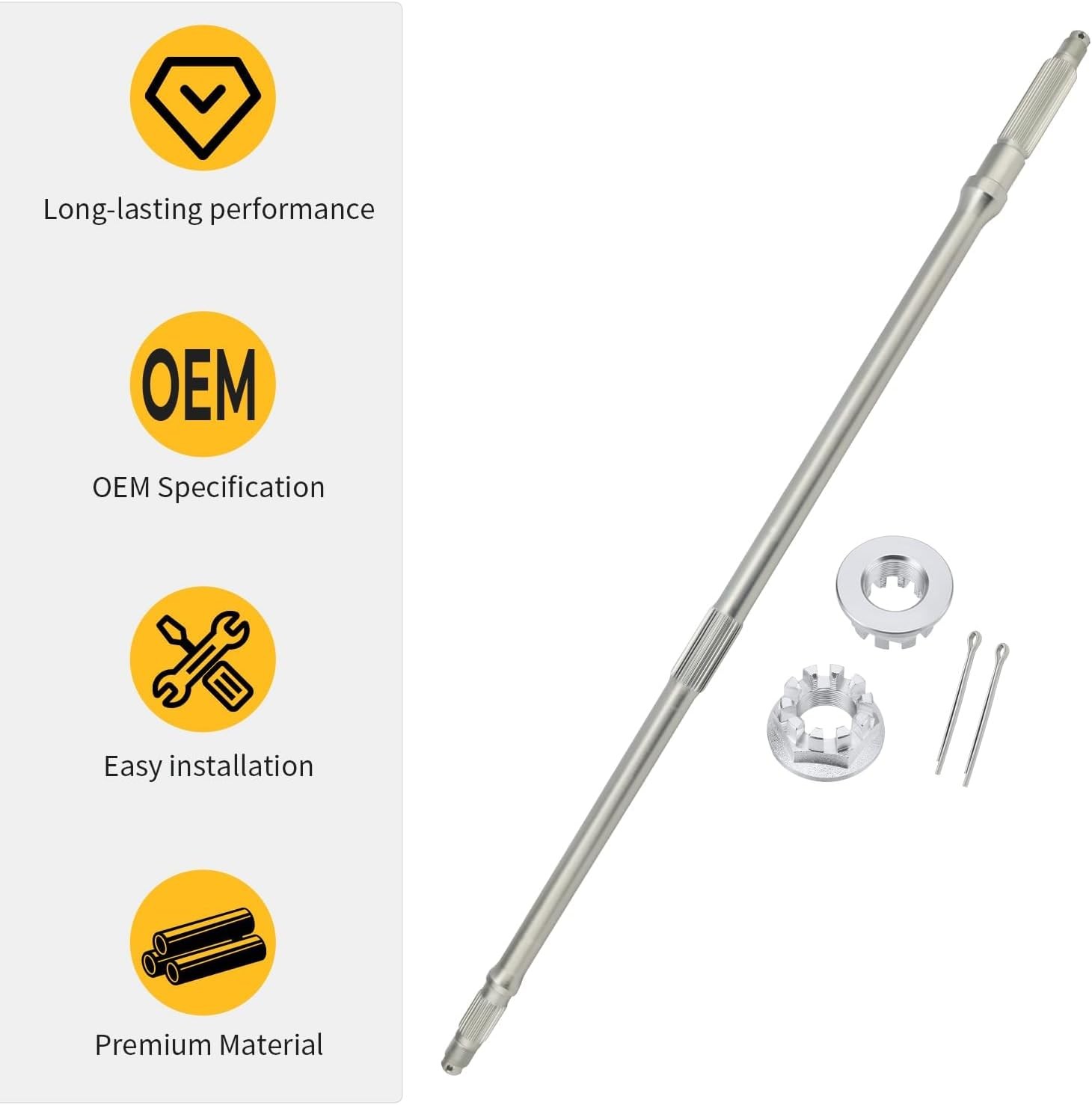M MATI Rear Axle Shaft for Honda Foreman 400 TRX400FW TRX450FM TRX450FE S ES …