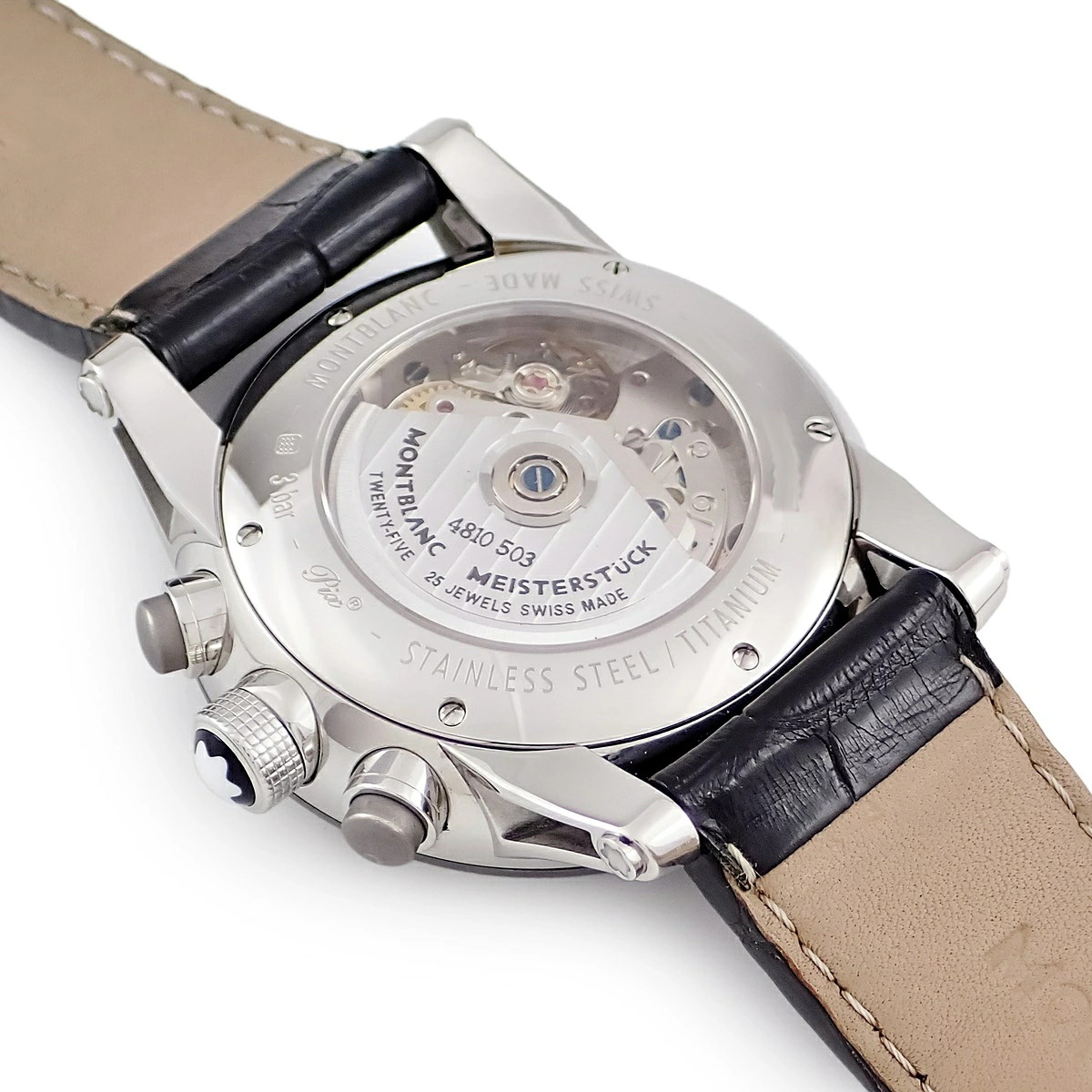 MONTBLANC Watch TimeWalker Chrono Voyager Small Seconds Date Mens Automatic Gray