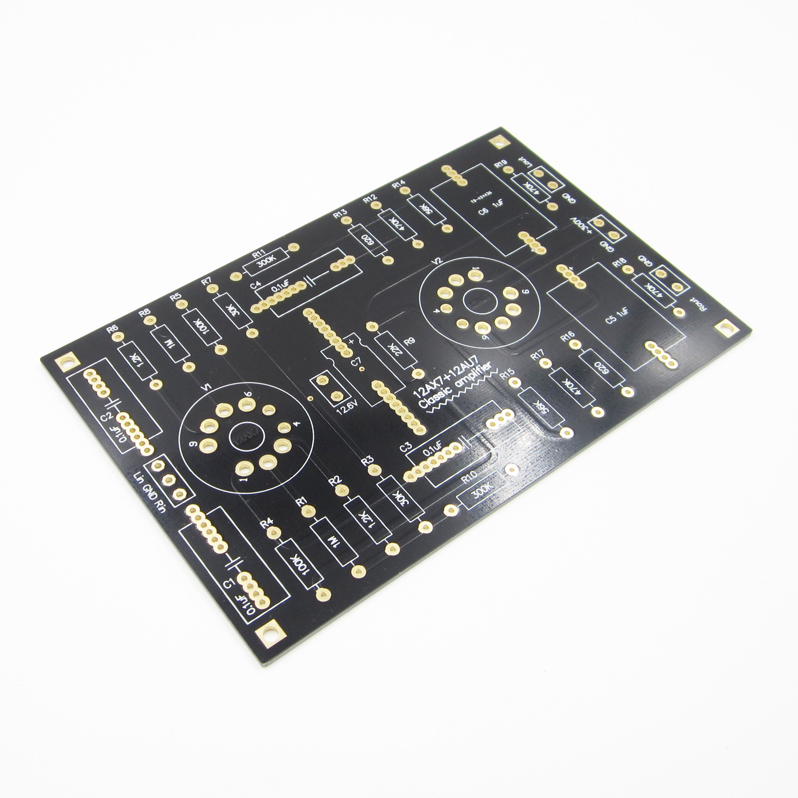 Classic Circuit Tube Preamp Board Preamplifier DIY Kits For 12AX7 / 12AU7 Tube