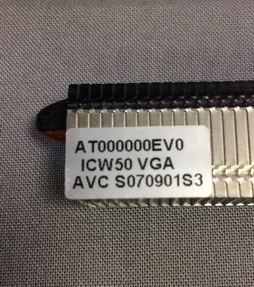 Radiator Heatsink AT000000EV0 ICW50 VGA AVC S070828S3