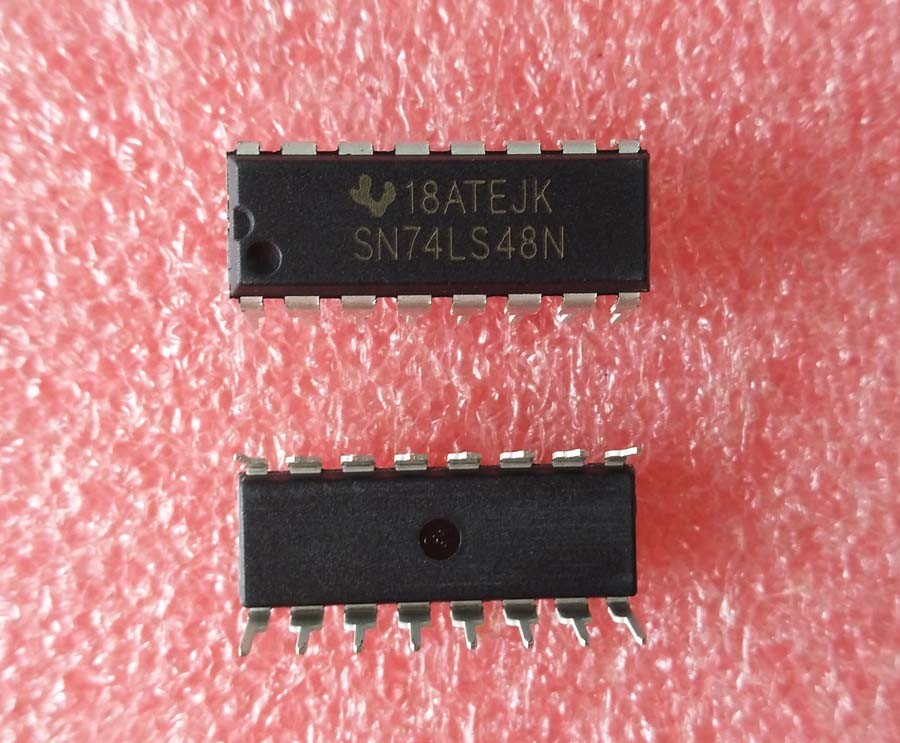 50PCS SN74LS48N 74L48 74LS48N DIP-16 TI
