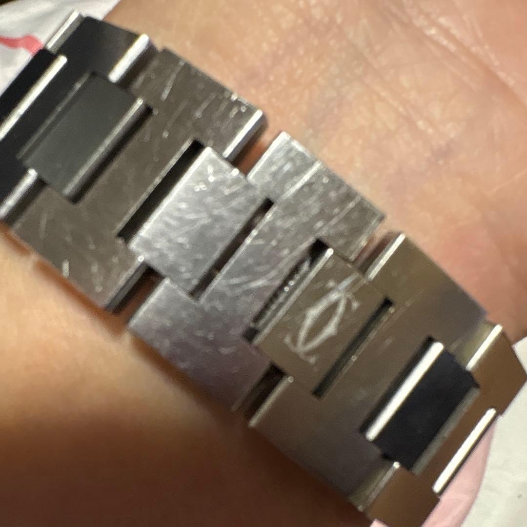 Cartier Watch Pasha C Silver Automatic Stainless Steel 2475 Unisex Auth Rare