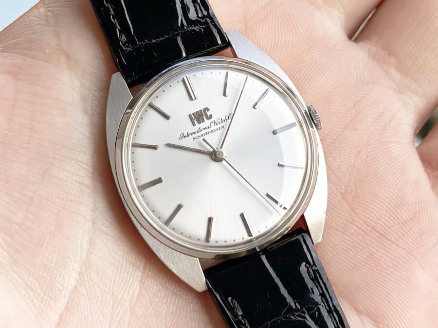 IWC Schaffhausen SS Original Dial Silver Manual Winding(Cal.402) Men Overhauled