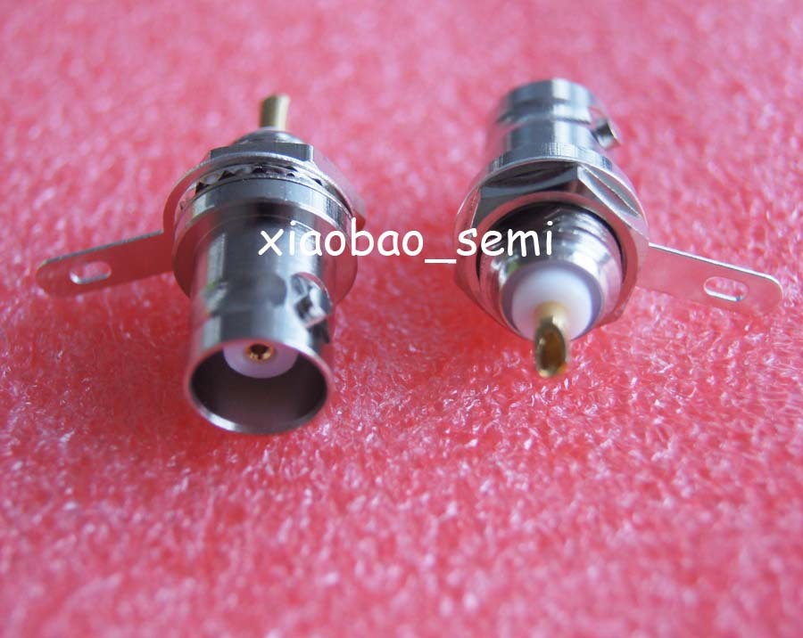 10pcs BNC female jack bulkhead solder panel mount straight Connector