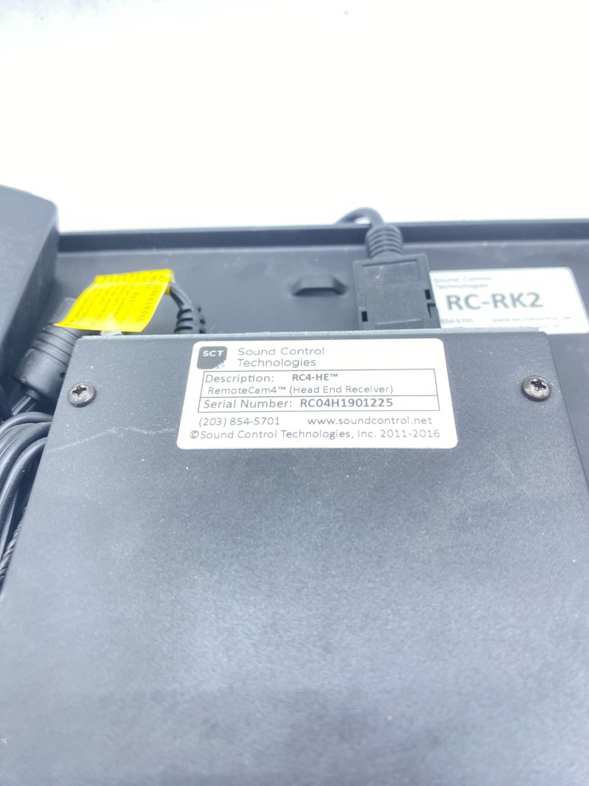 SCT RC4-HE Head End Remote Cam 4 Digital Single Cable Link Rackmount AC Adapter