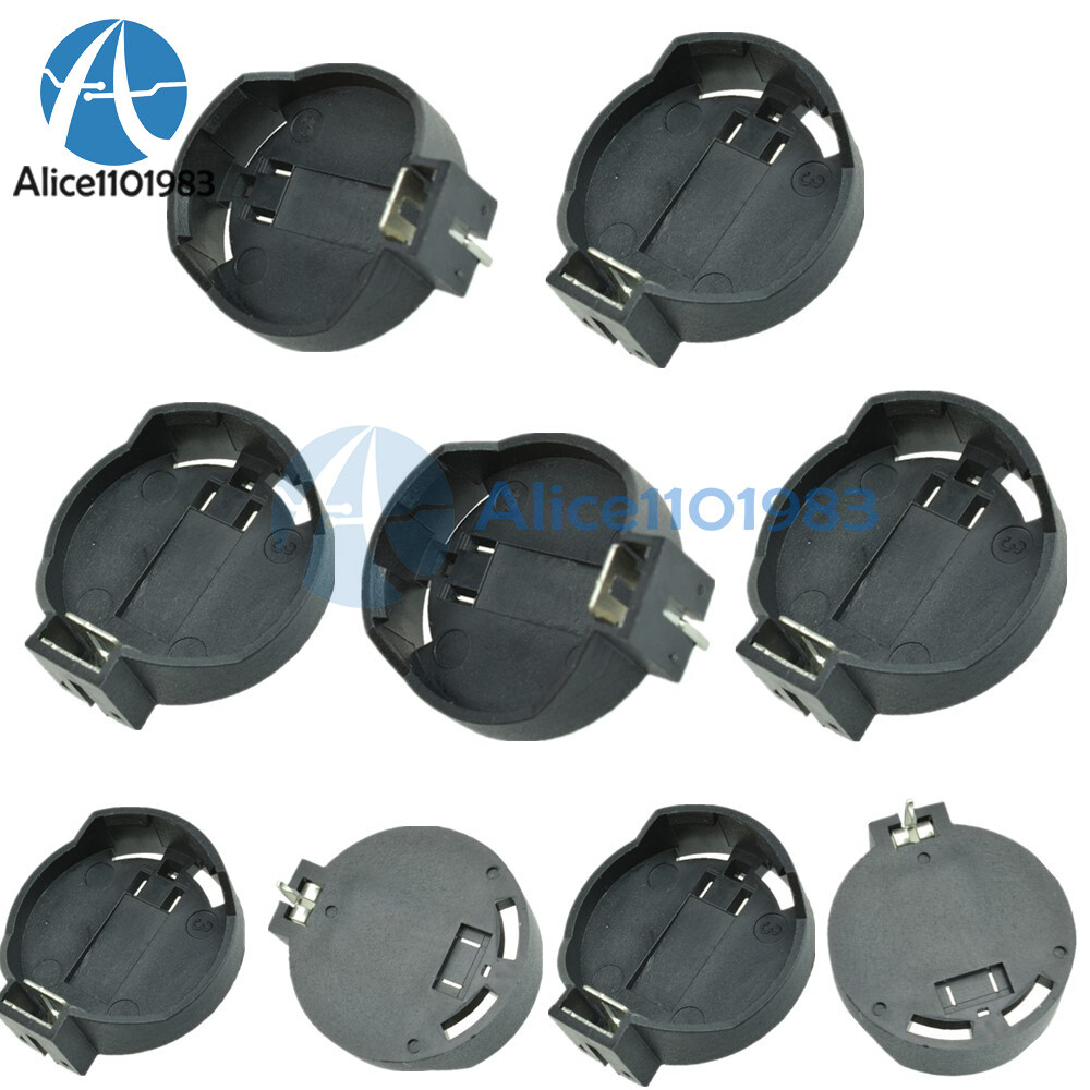 20PCS CR2025 CR2032 3V Button Coin Cell Battery Socket Holder Box Case