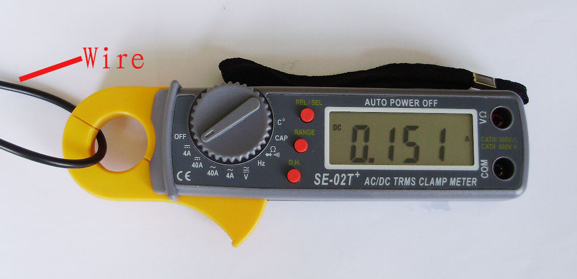 SE-02T+ AC DC Clamp Meter measure current and voltage measure temperature