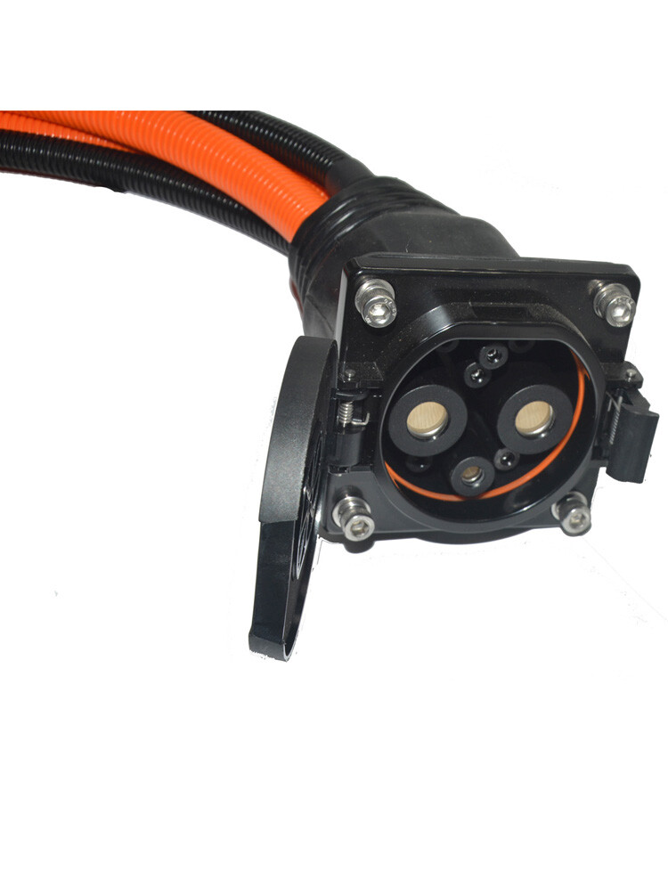 DC fast charging socket 80A125A200A electric vehicle 9-hole replacement