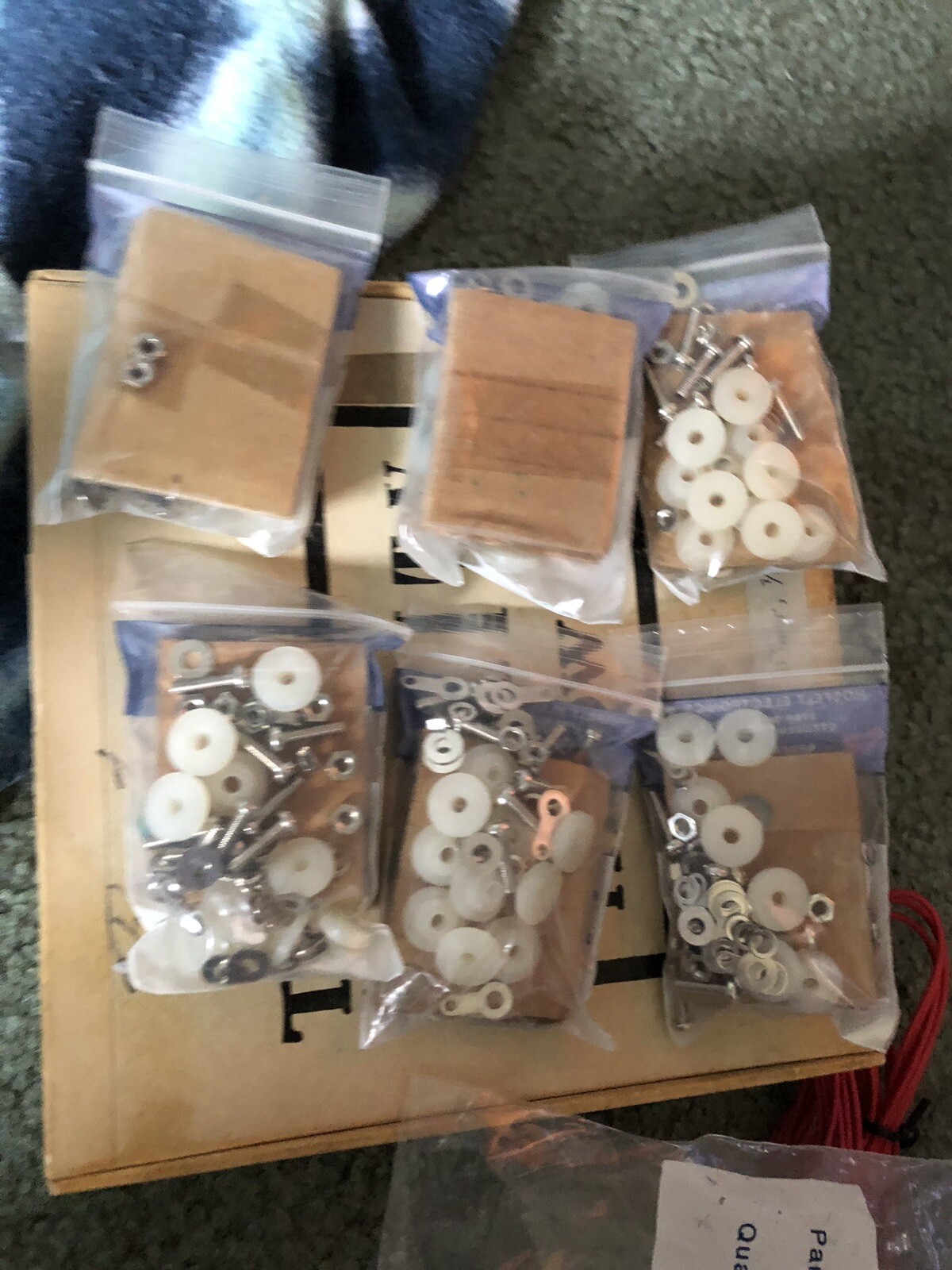 Lot of electronics electronic parts switches ohms connectors cheater cord