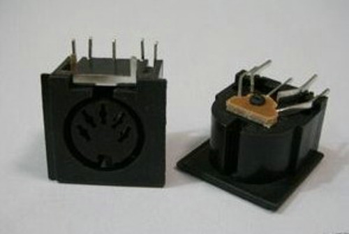 1x PCB Panel Mount MIDI Female DIN5 DIN 5-Pin Jack,D501