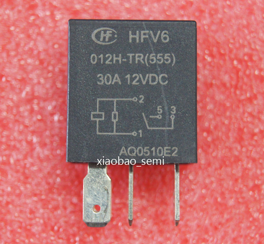 10PCS ORIGINAL HFV6-012H-TR HFV6 012H-TR(555) 12V HONGFA Relay 4PINS