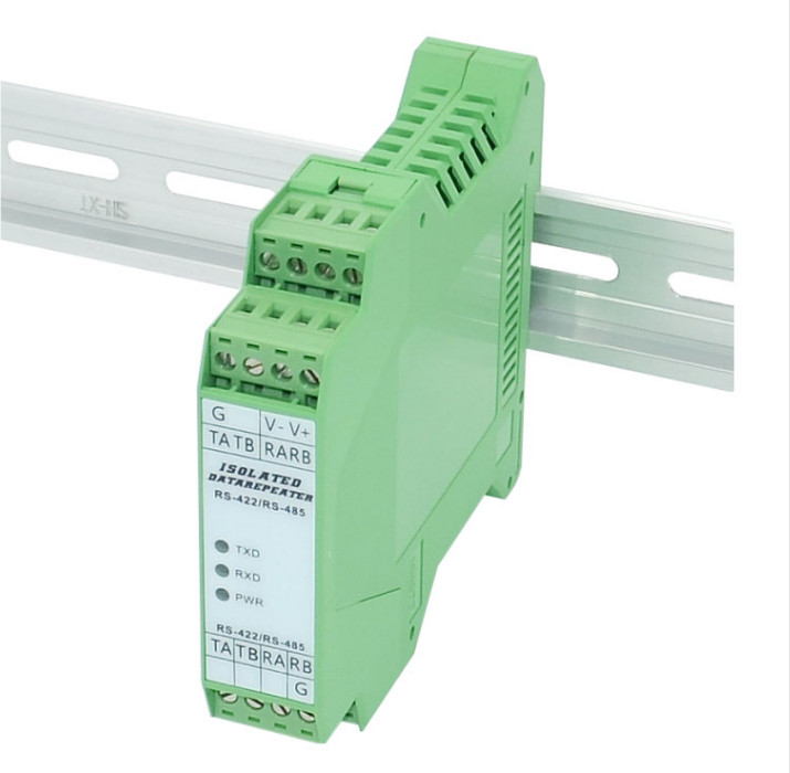 RS485/422 industrial repeater with optical isolation module lightning protection