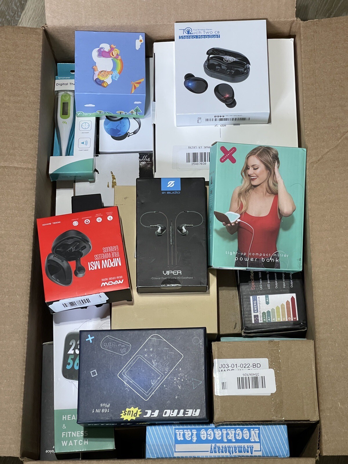 Mystery Clothing and Electronic Box