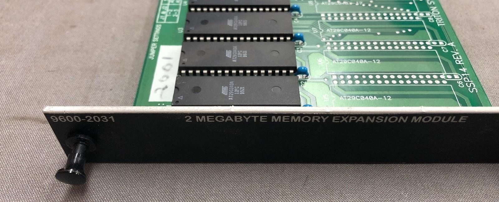 TRITON 2 MB MEMORY EXPANSION MODULE SSP14 REV A 9600-2031 FOR ATM MACHINE