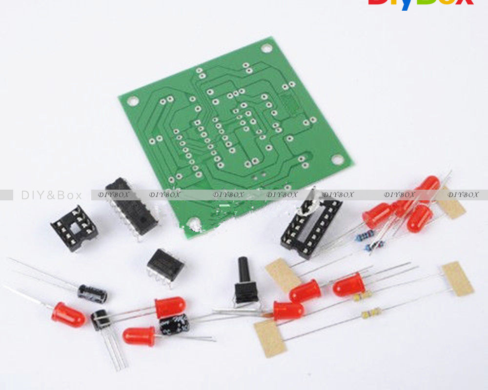 1PCS Electronic Lucky Rotary Suite DIY Kits Production Parts And Components