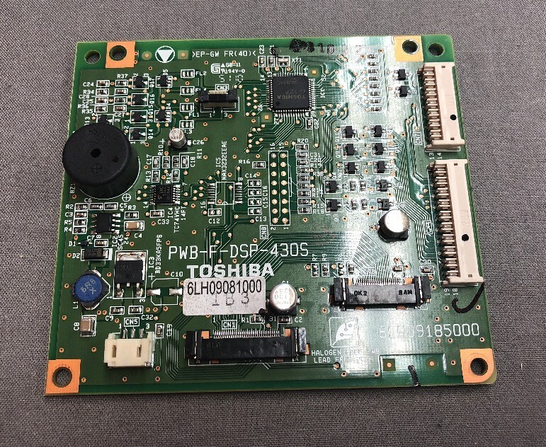 TOSHIBA PWB-F-DSP-430S PRINTED CIRCUIT BOARD 6LH09081000 6LH09185000