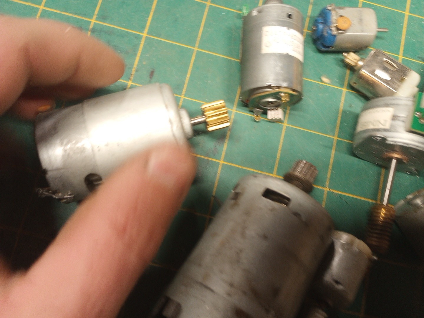 Large Lot Of Small Electric Motors