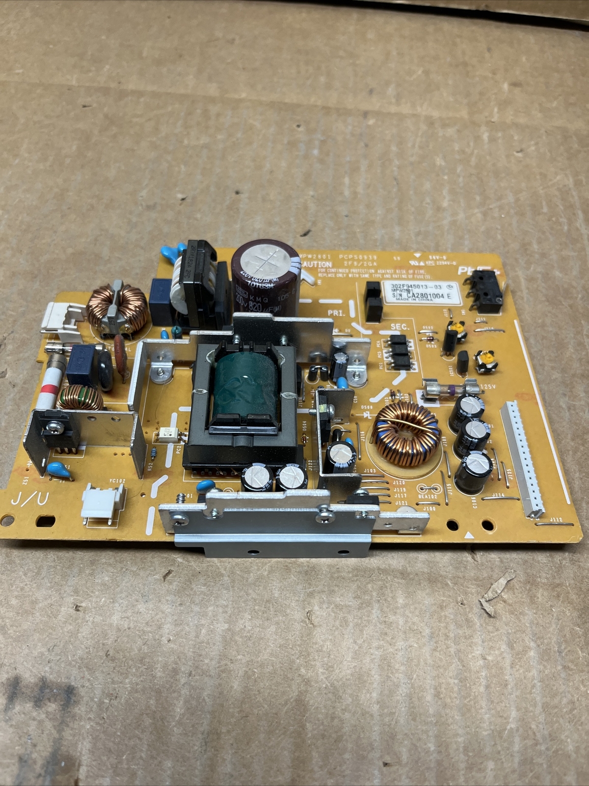 MPW2801 PCPS0939 Power Supply Board 302F945013-03 Ships fast