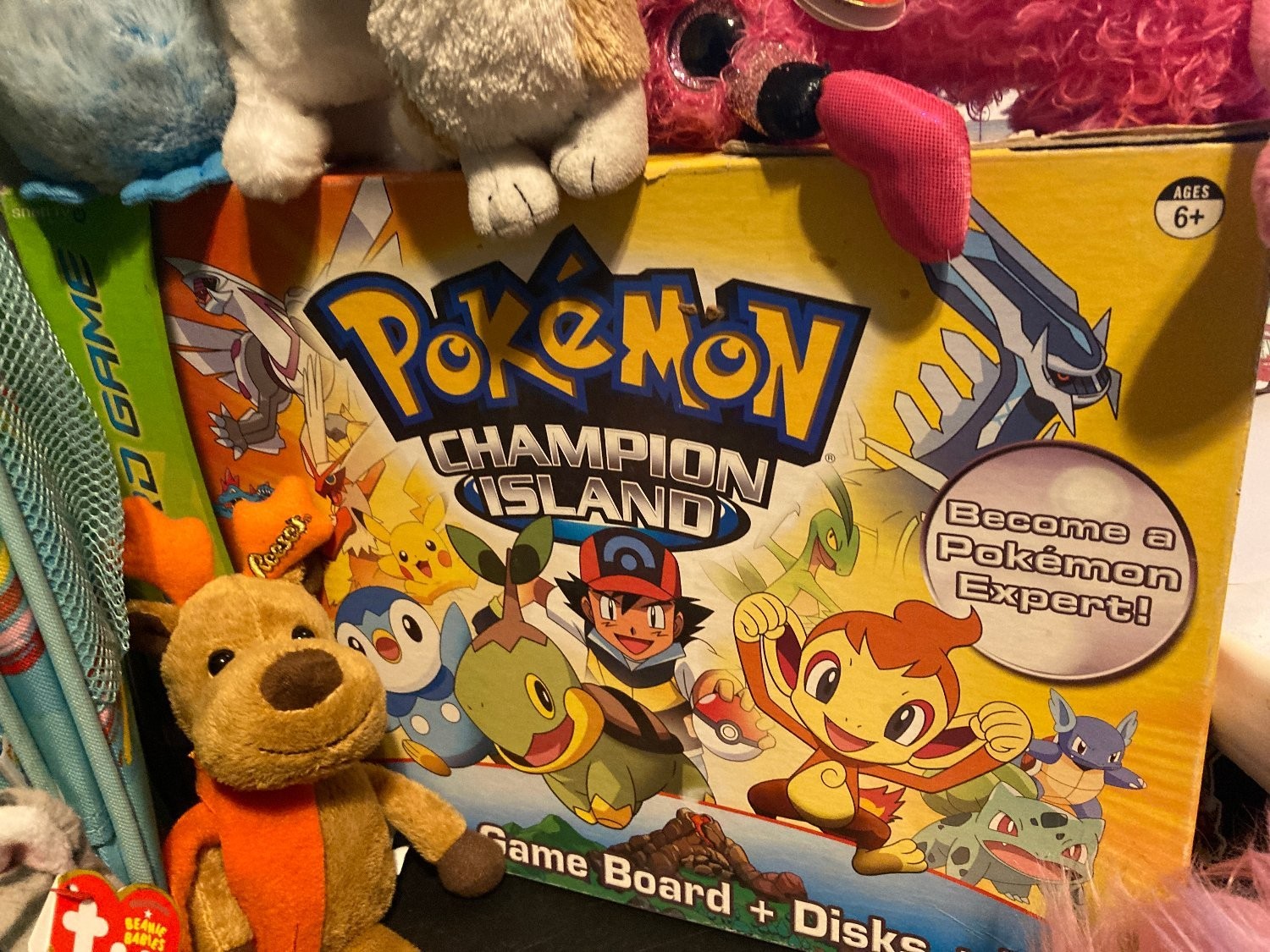 Girls Rolling Suitcase Backpack Sleepover Lot Bluey Pokemon Ty Beanie Boos Plush