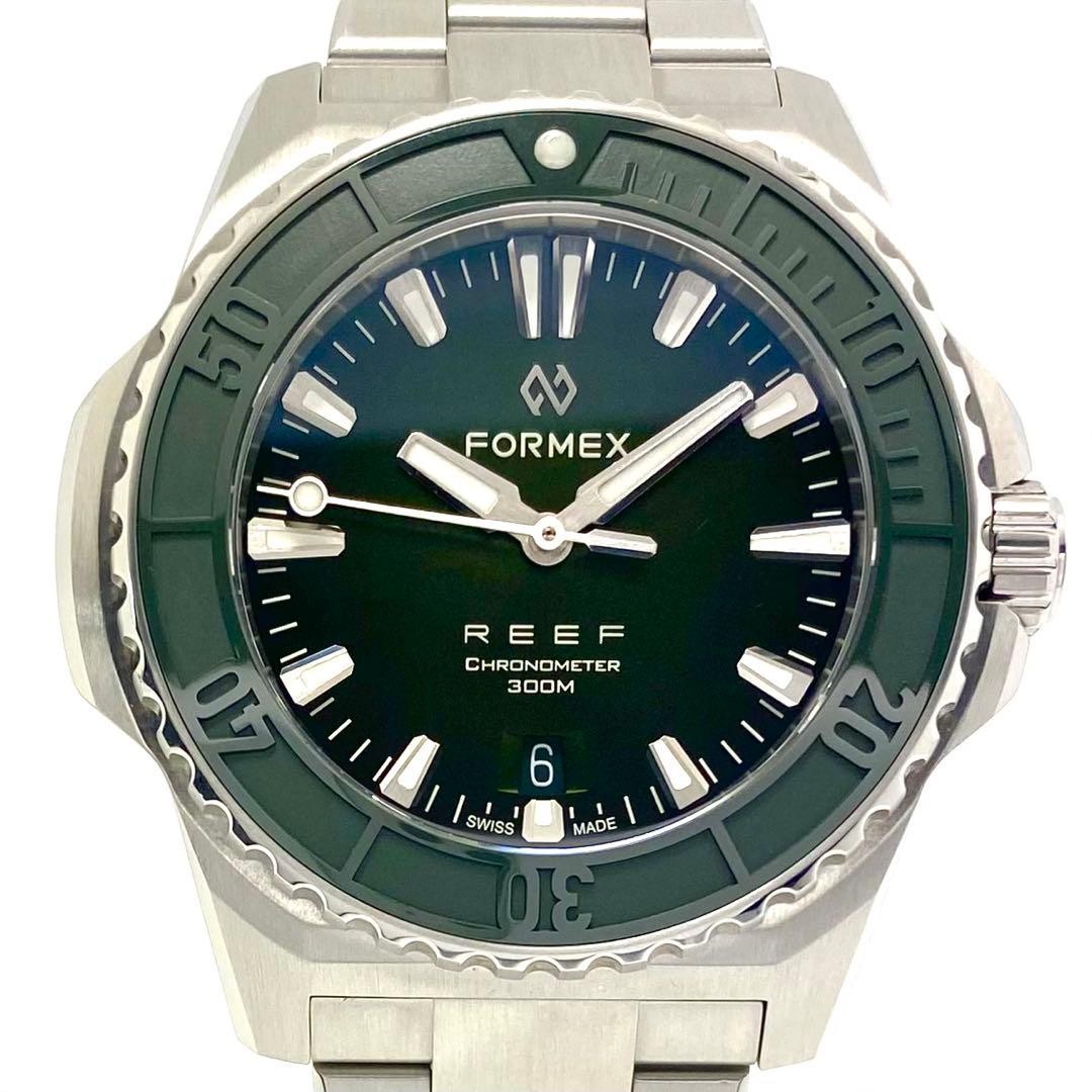 Formex Leaf Chronometer 2200.1.630X Automatic Box Warranty Links Date Round