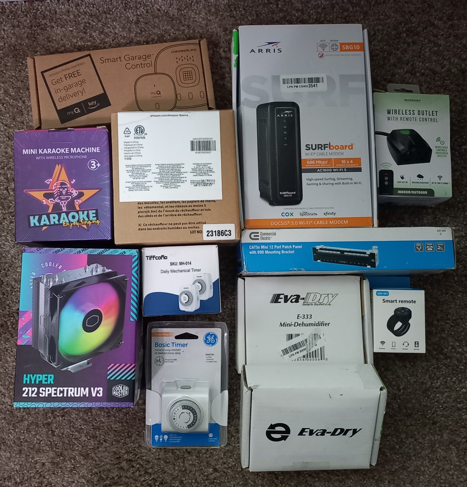 Electronics Liquidation Lot 12pc Mixed Wholesale Box Untested Reseller Tech