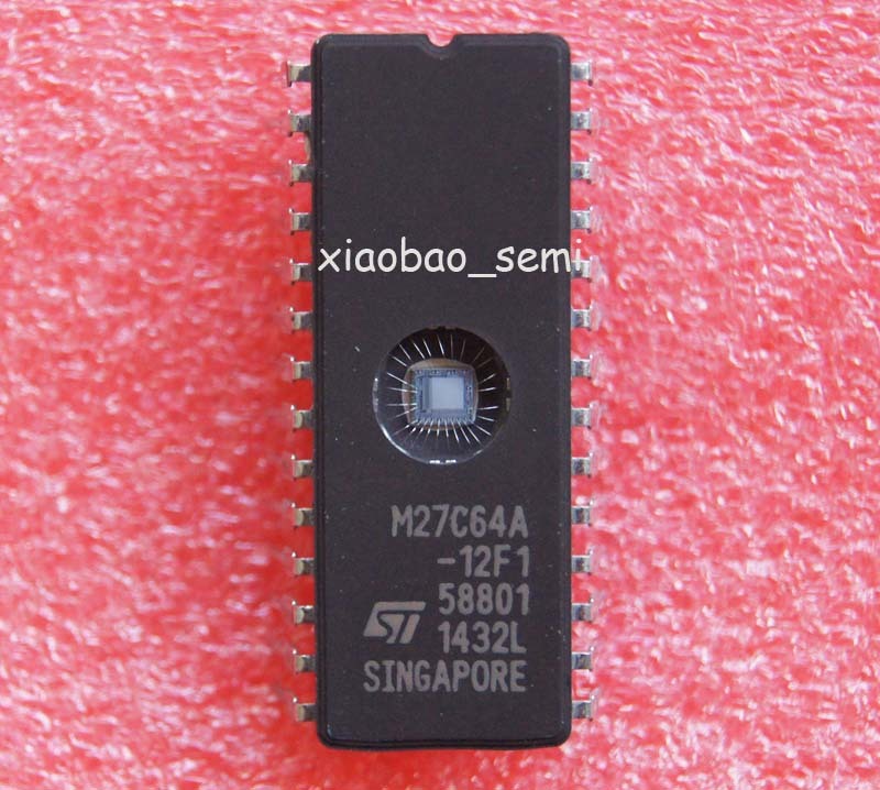 10pcs M27C64A-12F1 M27C64A IC EPROM UV 64KBIT 100NS DIP-28