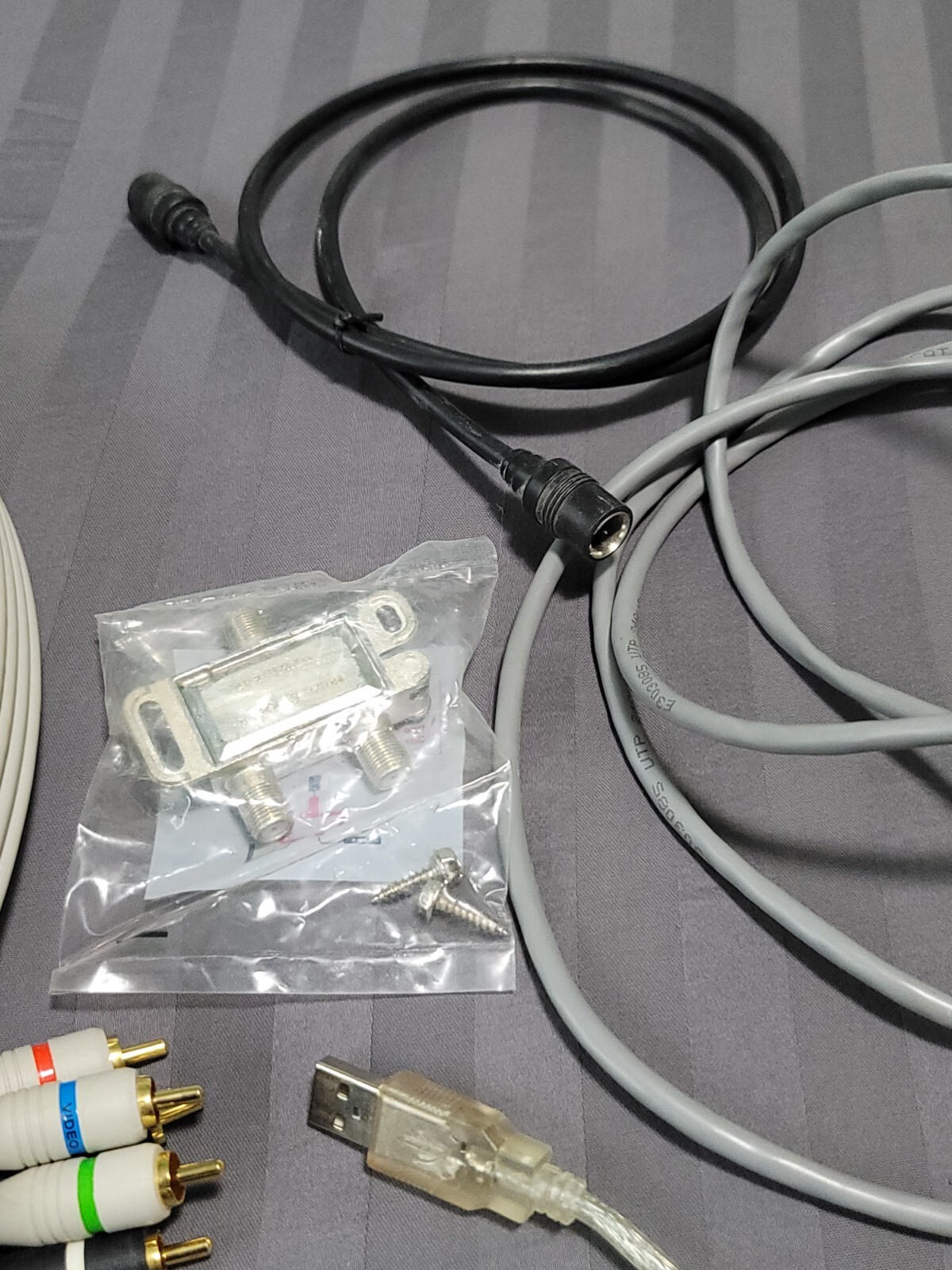Wholesale Lot 30 Various USB Cords, Cables, Adapters, Ethernet And Similar Items