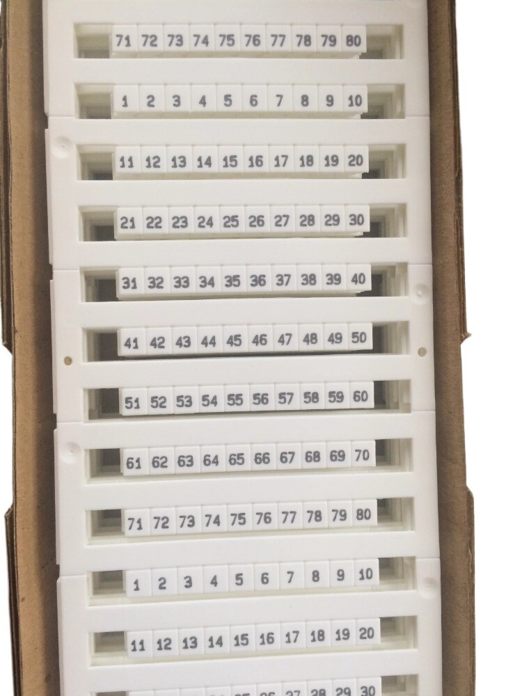 100PC FIT FOR DEK5/5/5.5/6/8 genuine Weidmuller terminal marking identification