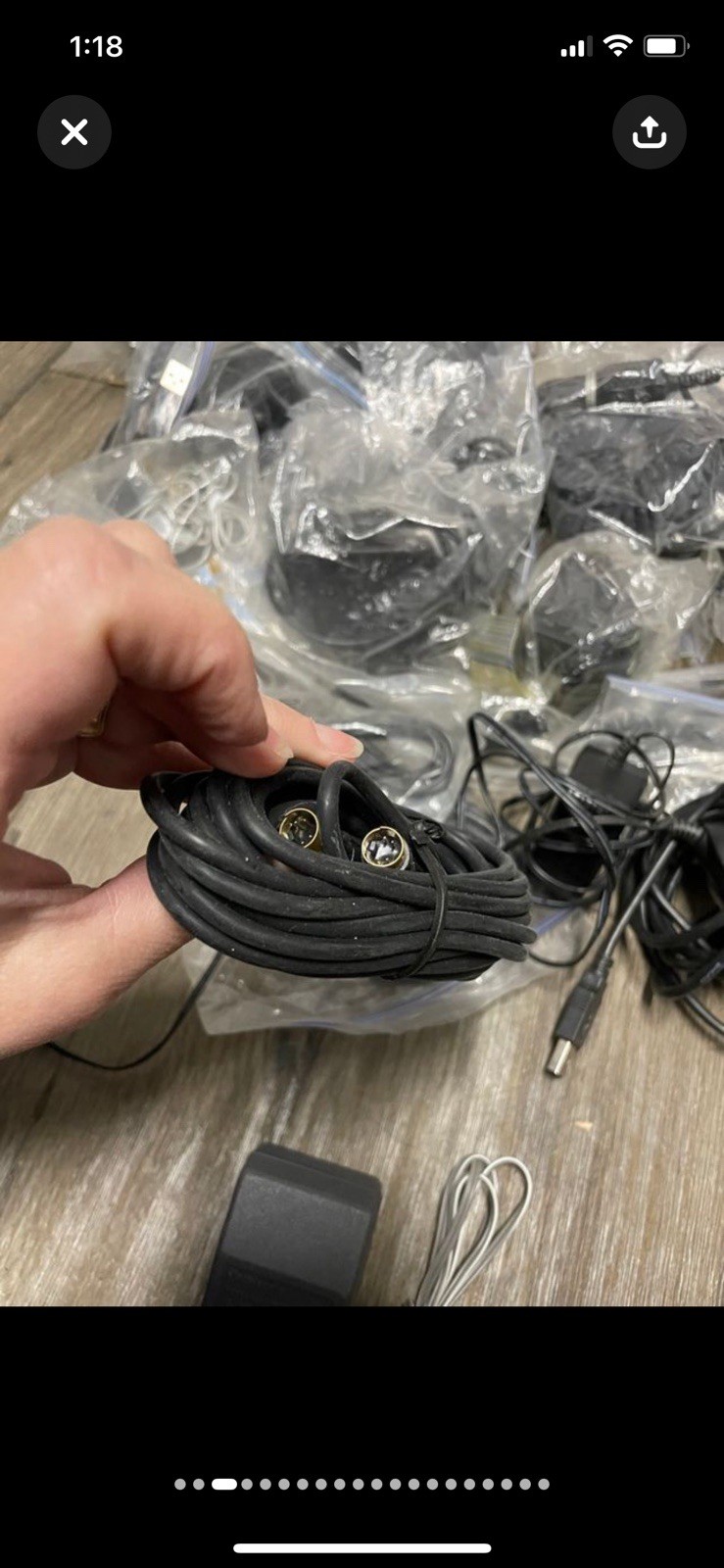 Electronic – 32 Items Panasonic Norelco Logistics Casio Chords & Chargers READ