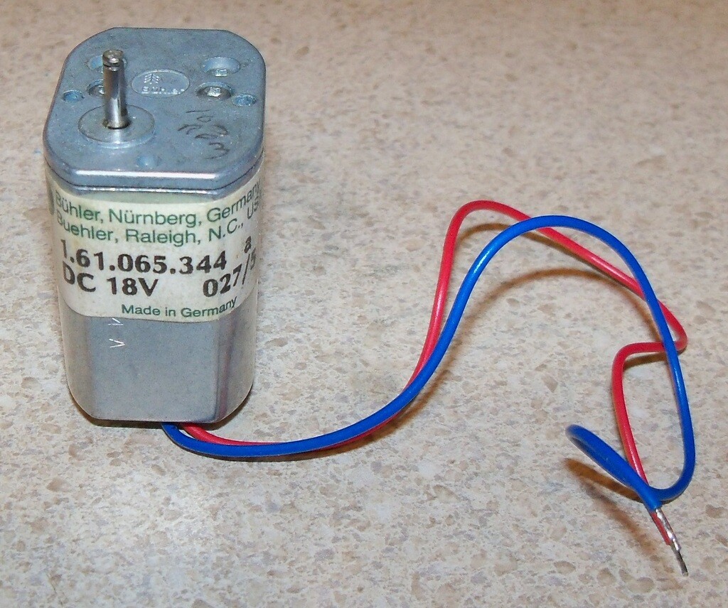 18v DC Gearmotor by Buhler (TA #1 (JS #2))