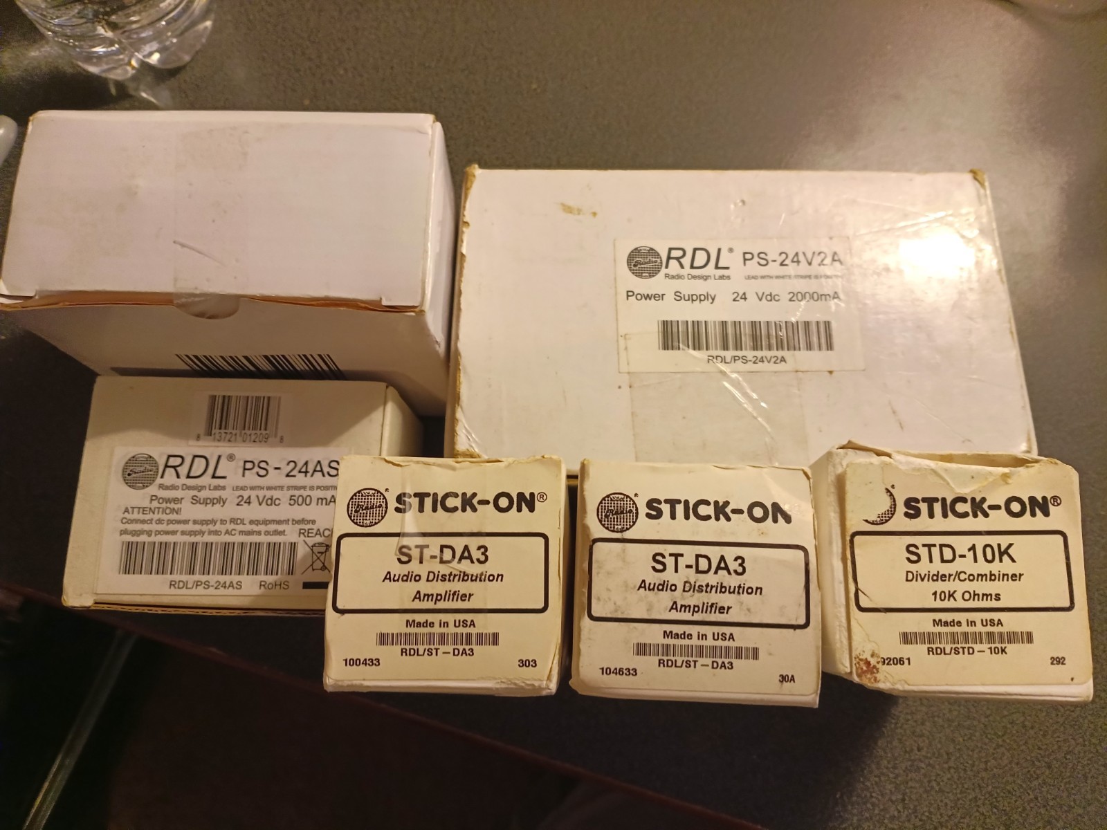 RDL STD10k, 2 x ST-DA3, Power supplies