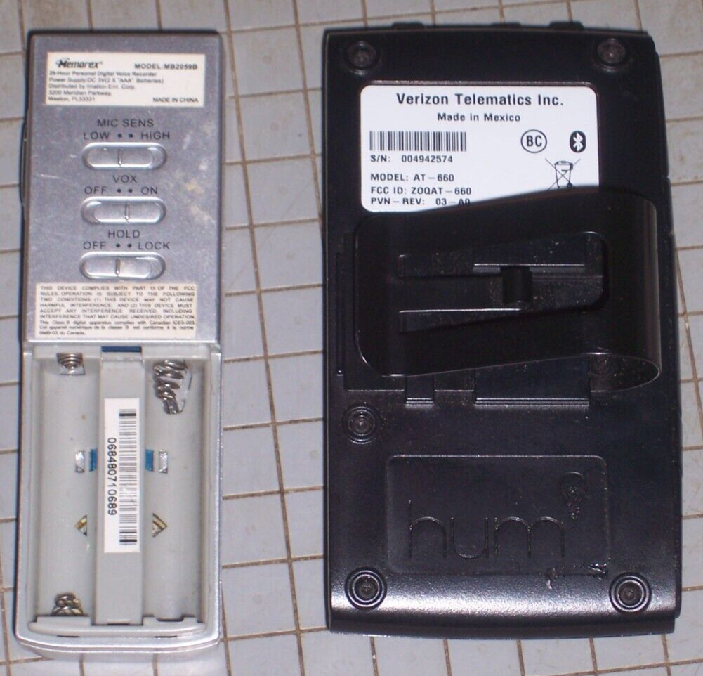 Electronics Junk Drawer Grab Bag Aiptex Memorex Verizon Telematics Digital iluv