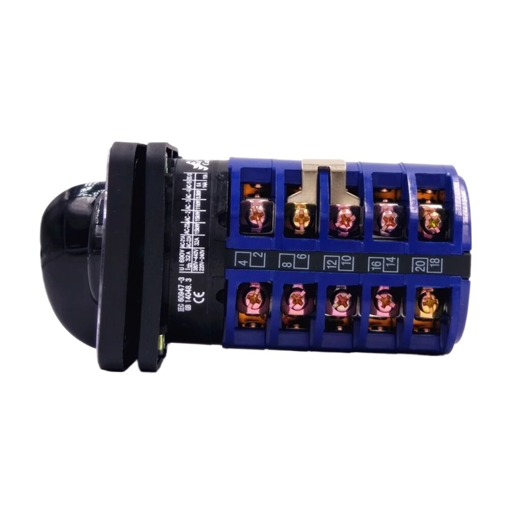 1pc LW26-32 5.5S/5 universal transfer switch with three gears, 32A