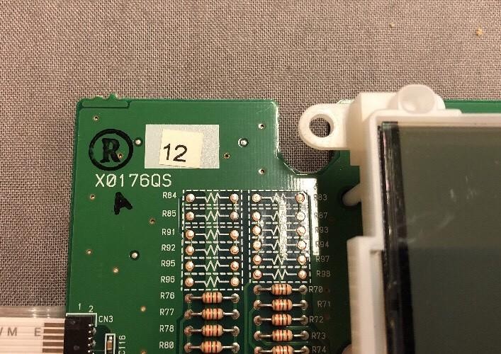 Sharp ar-m207 Laser Printer Pegasus LCD BOARD X0176QS