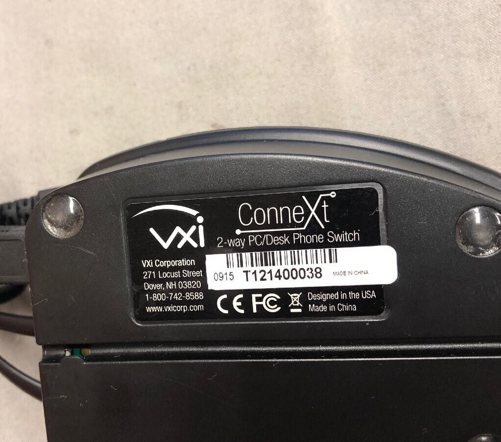 VXI CONNEXT 2-WAY PC/DESK PHONE SWITCH
