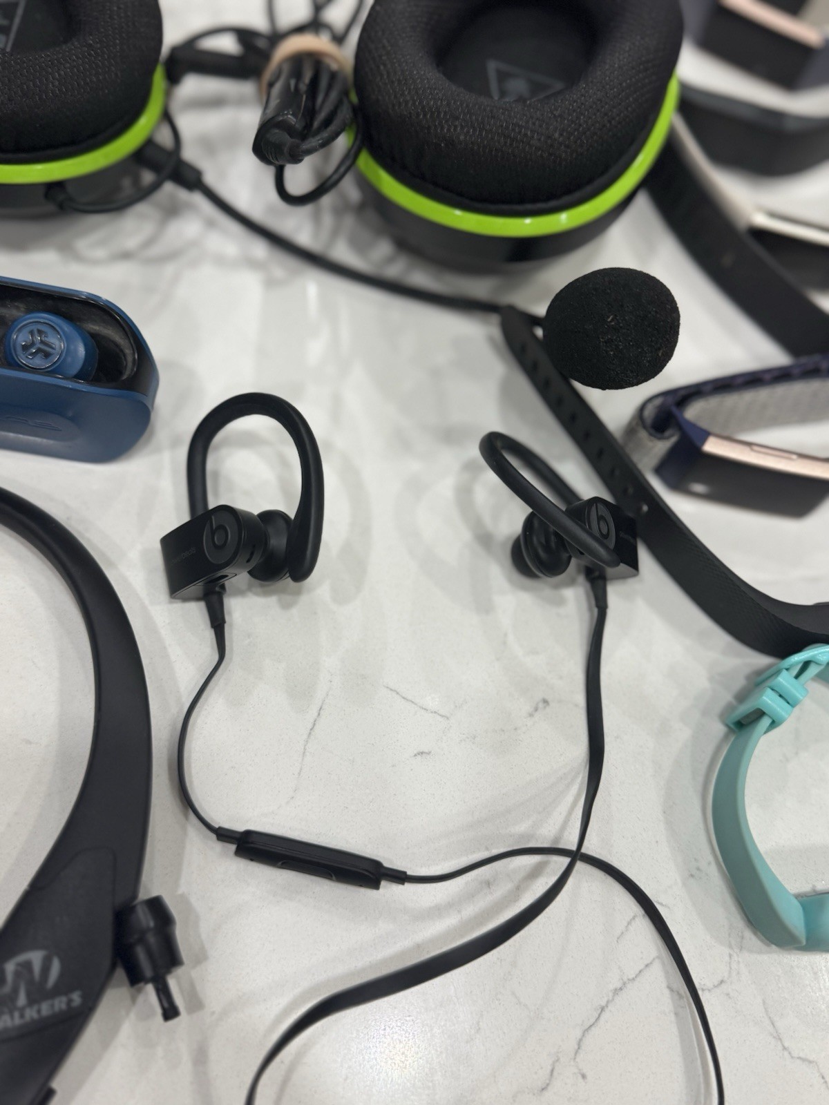 Lot Of Electronic Devices UNTESTED – Watches, Headphones, Earbuds, Neck Band