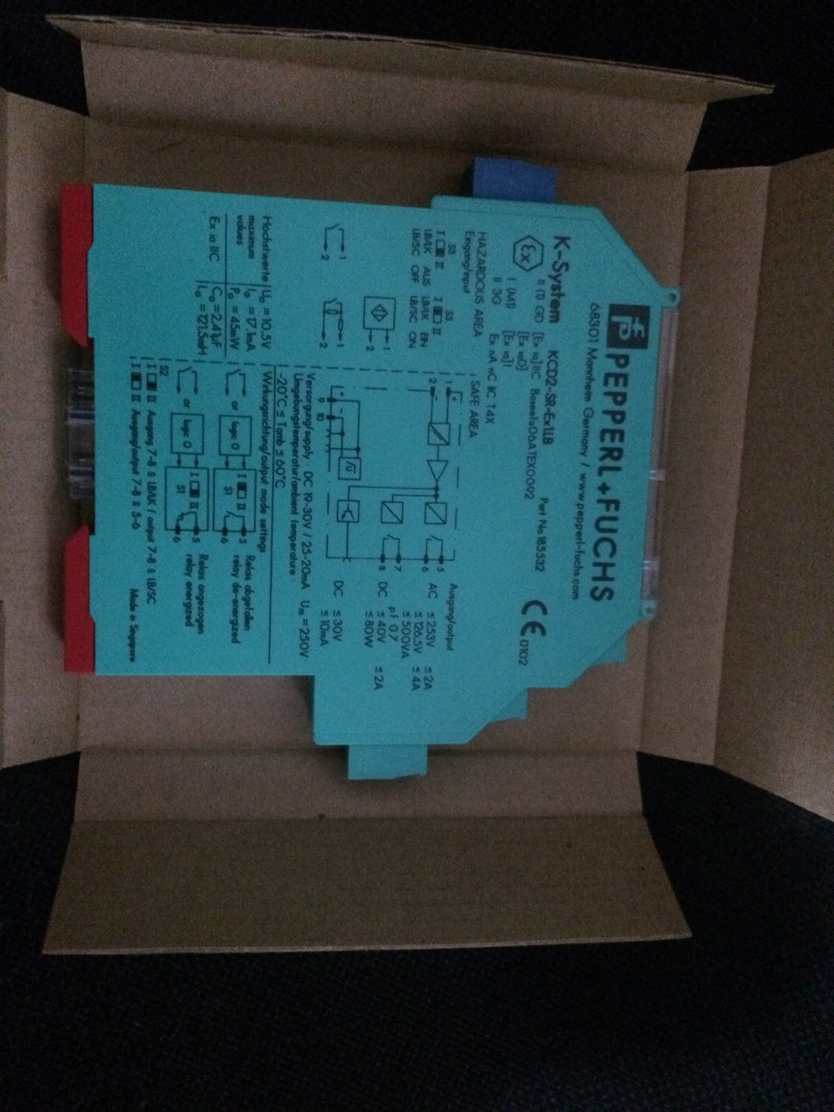 1 PC NEW IN BOX PEPPERL+FUCHS KCD2-SR-EX1.LB ALL NEW NO.185532 KCD2SREX1LB