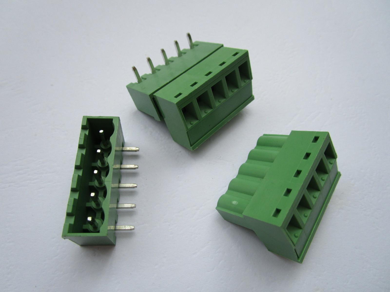 30 pcs Close Angle 5pin 5.08mm Screw Terminal Block Connector Pluggbale Type New