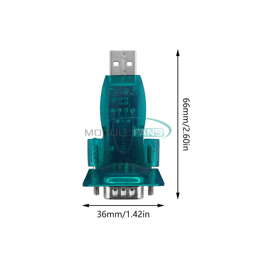 CH340G USB 2.0 to 9-pin RS232 COM Port Serial Convert Adapter M66