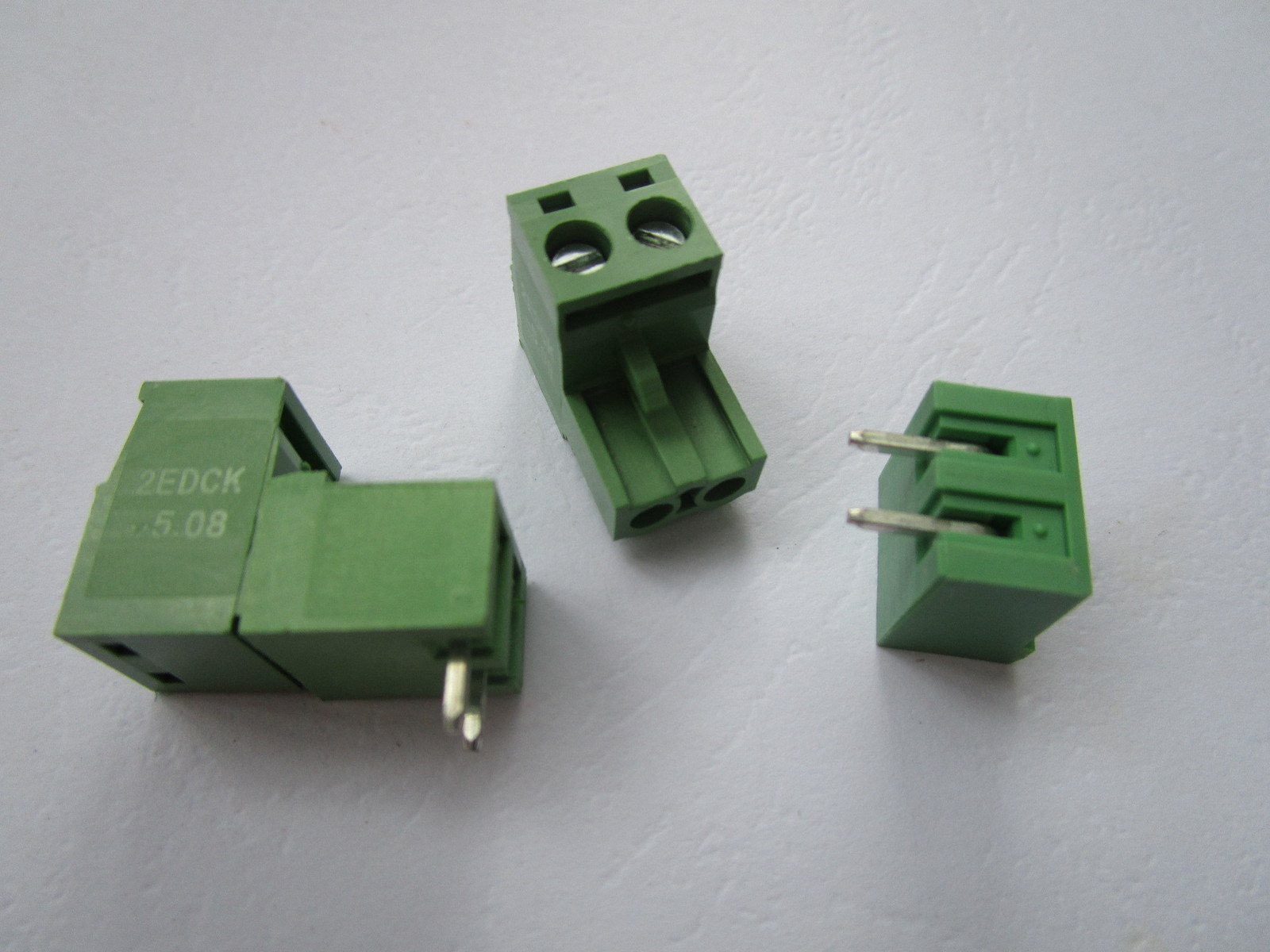 60 pcs Close Angle 2pin 5.08mm Screw Terminal Block Connector Pluggbale Type New