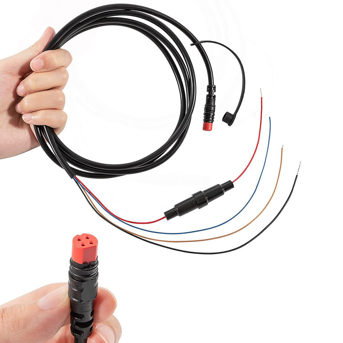 For GARMIN STRIKER 4 4cv 4dv 5cv 5dv 7cv 7dv PowerData Cable 4Pin 010121 G1N