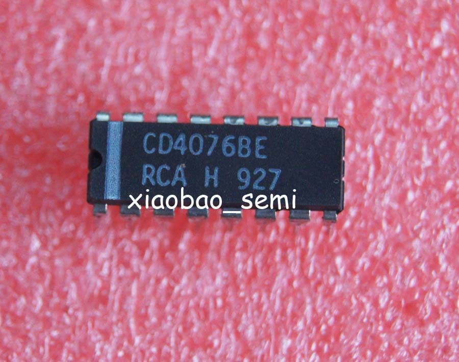 5pcs ORIGINAL CD4076BE CD4076 DIP-16 IC