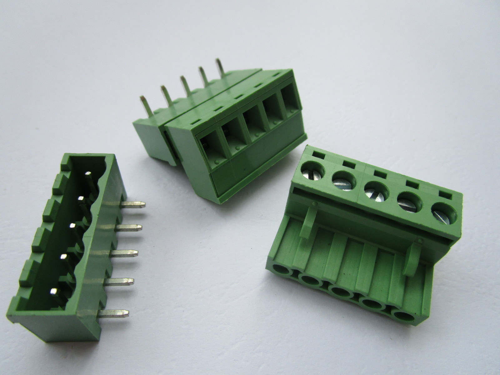 30 pcs Close Angle 5pin 5.08mm Screw Terminal Block Connector Pluggbale Type New