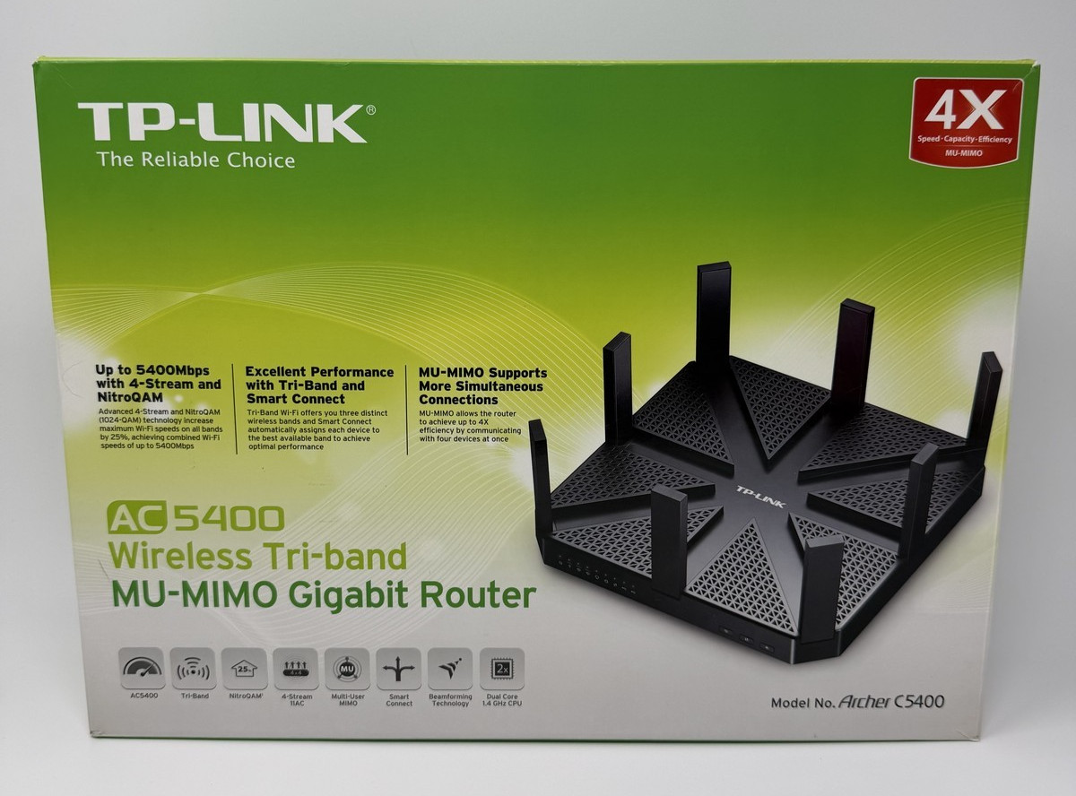 TP-Link Archer C5400 AC5400 Wireless Tri-Band MU-MIMO Gigabit Router